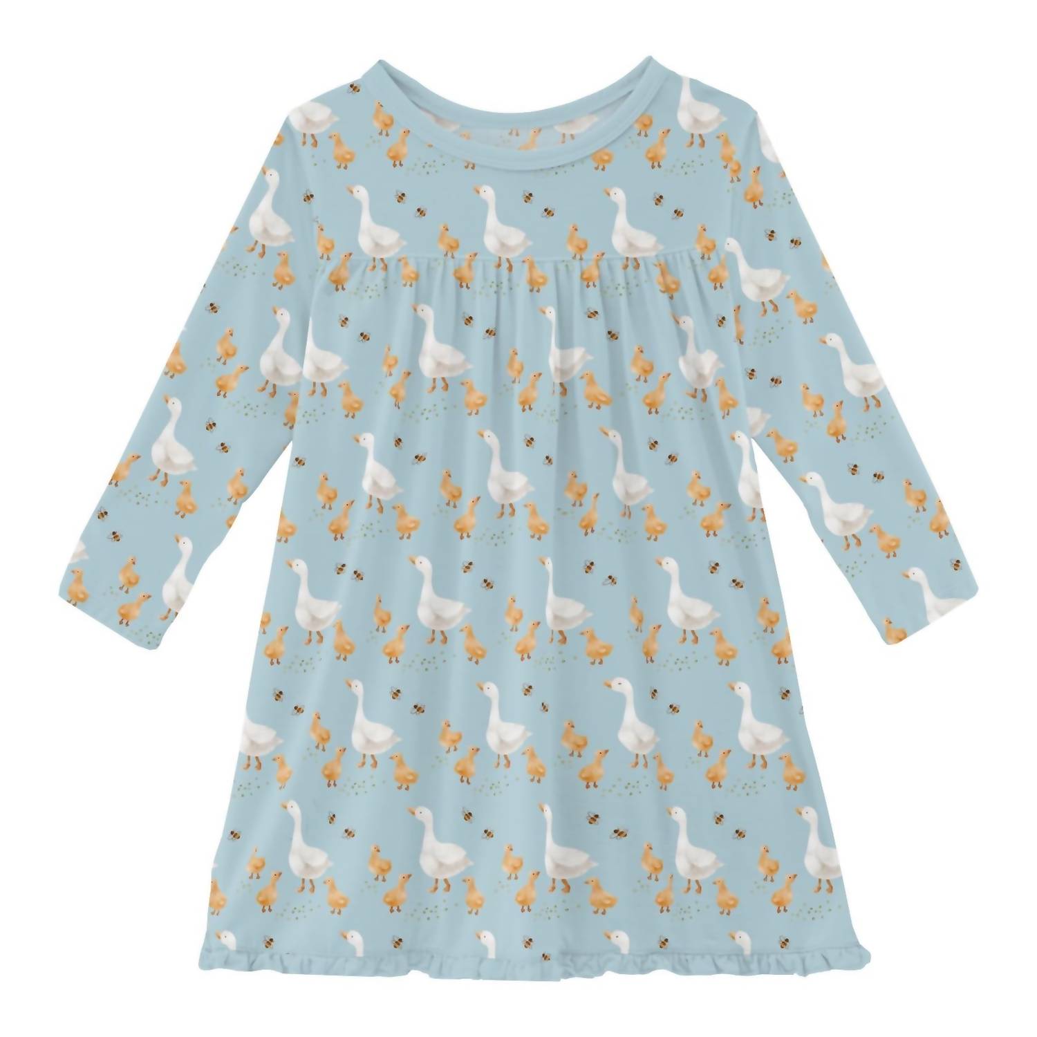 Kickee - Girl's Long Sleeve Swing Dress