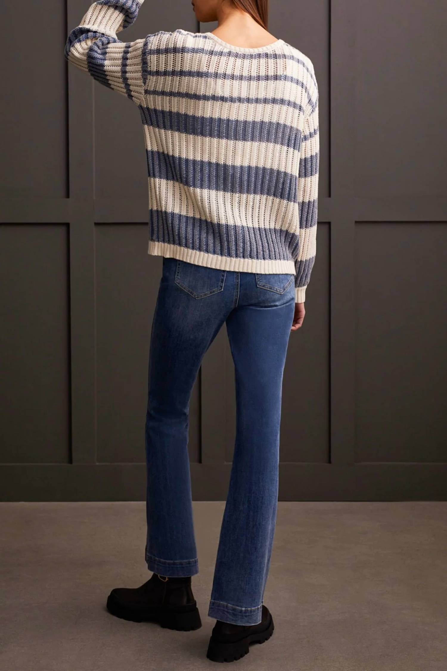 Tribal - Stripe Knit Sweater