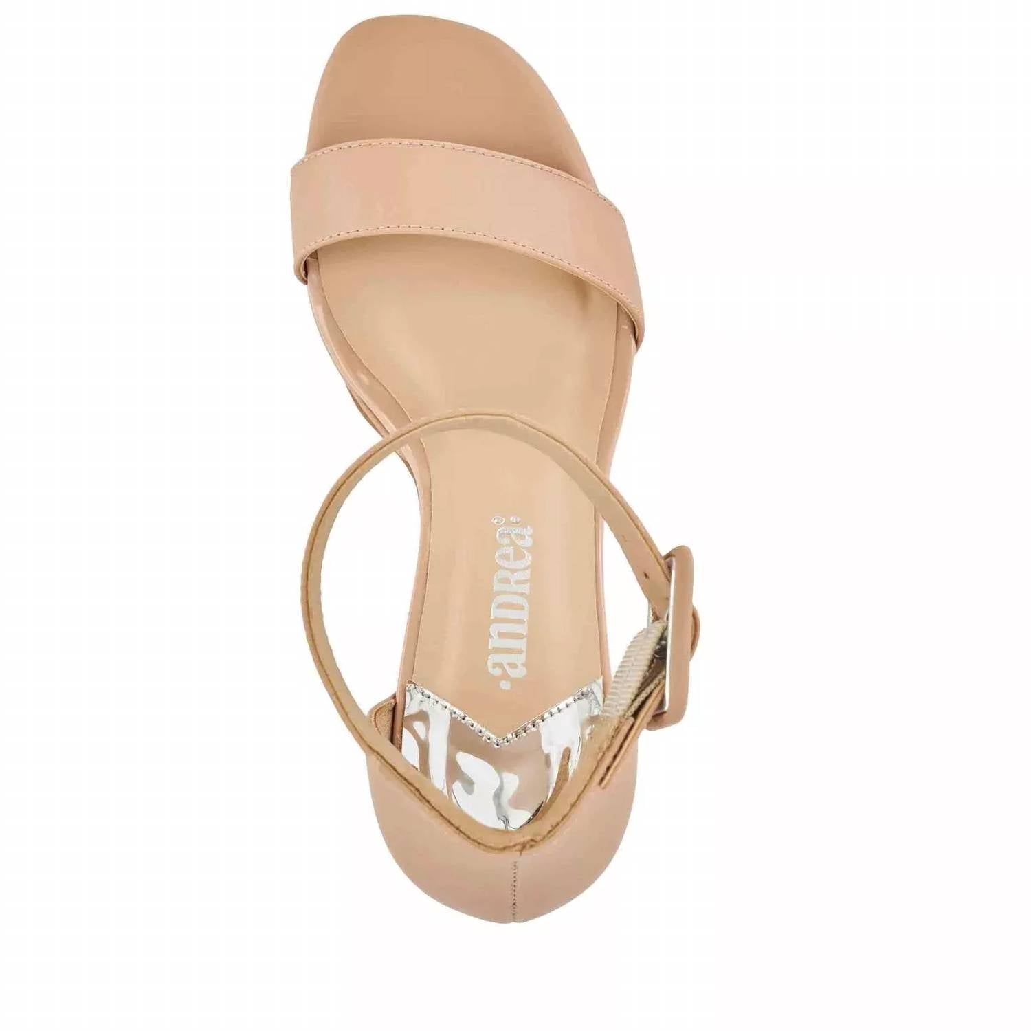 Andrea - Women's High Cone Heel Ankle Strap Sandal