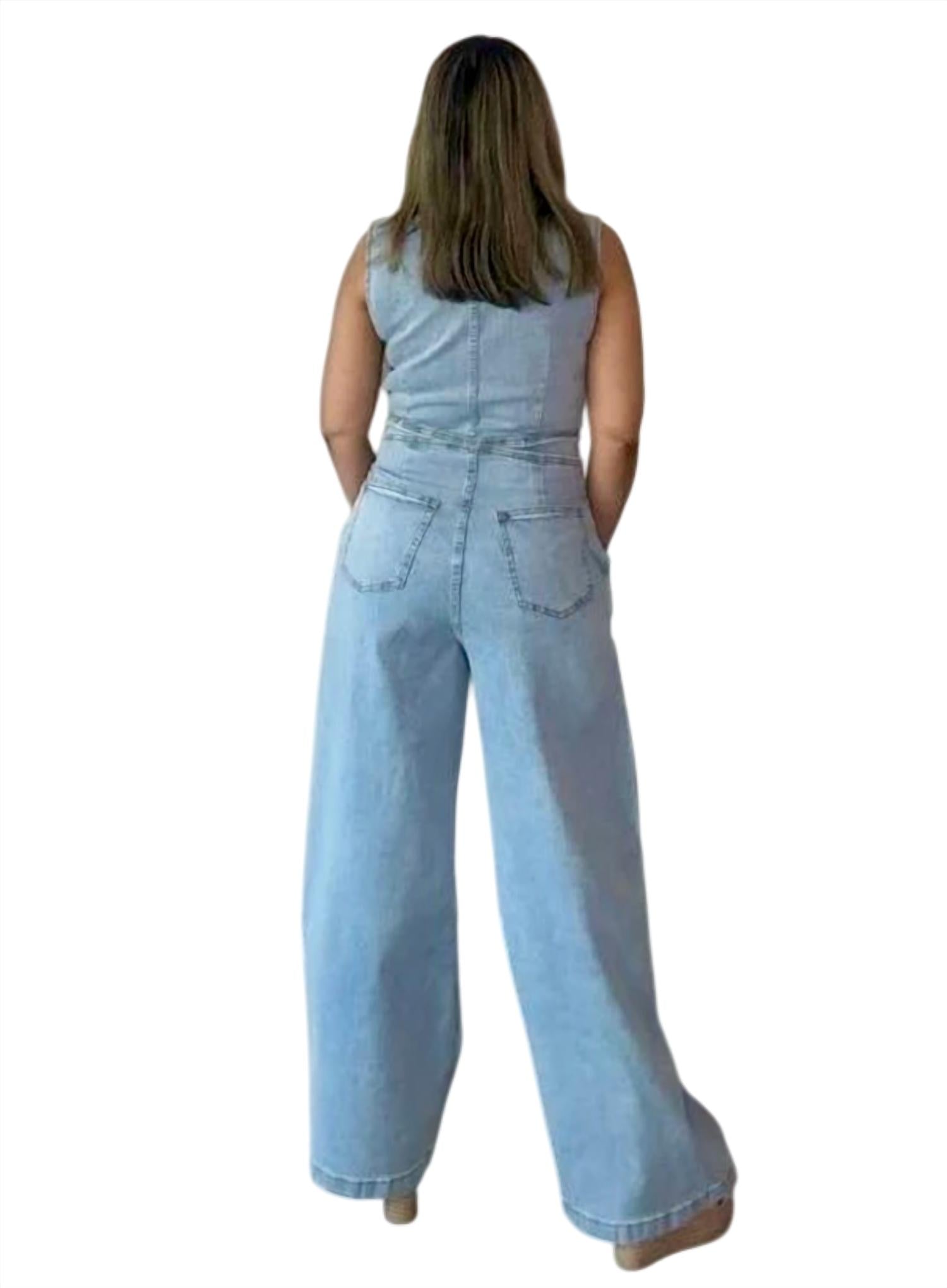 Lizette Collection - Denim Chic Jumpsuit