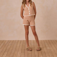 Rylee + Cru - Girls' Scallop Crochet Set