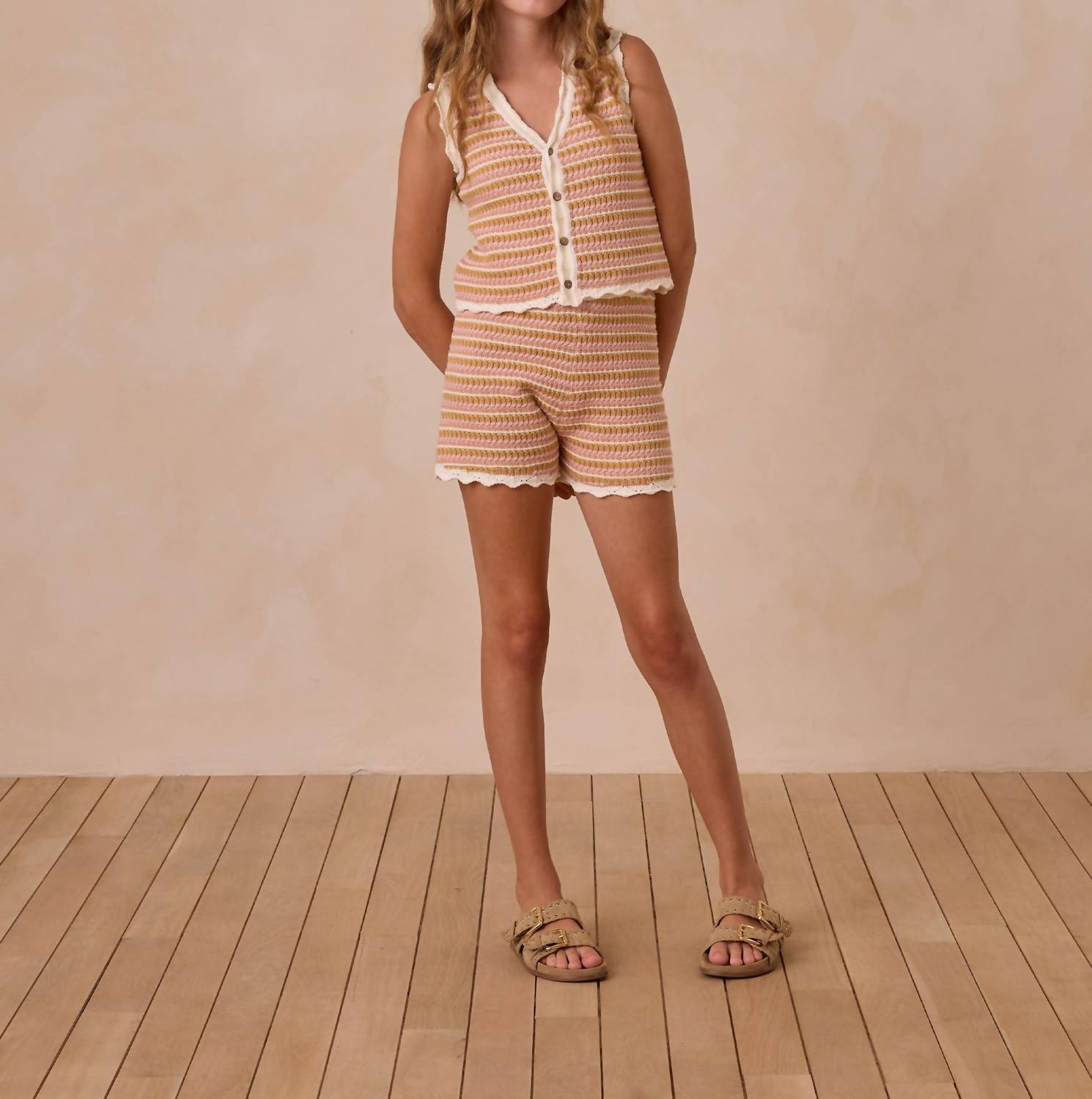 Rylee + Cru - Girls' Scallop Crochet Set