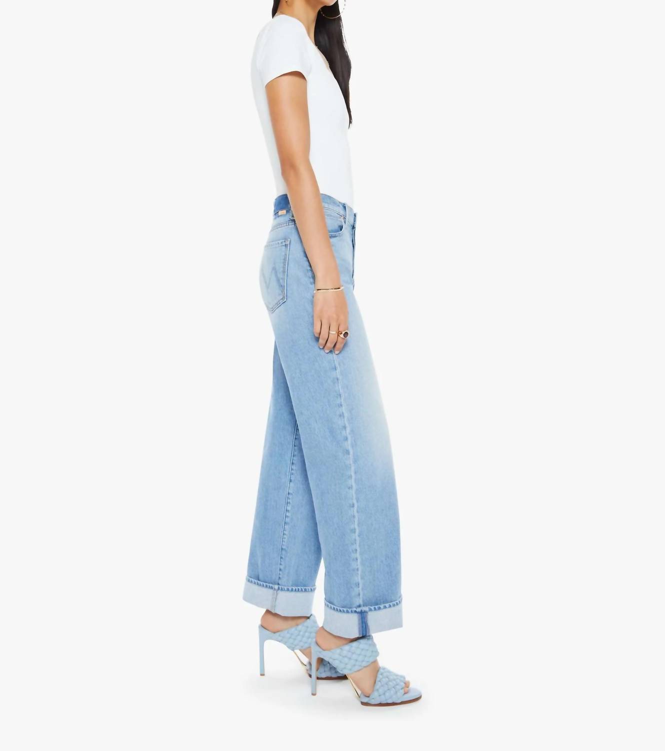 Mother - Dodger Button Hover Cuff Jeans