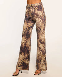 Ramy Brook - Printed Tyra High Waisted Flare Jean