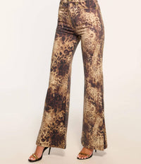 Ramy Brook - Printed Tyra High Waisted Flare Jean