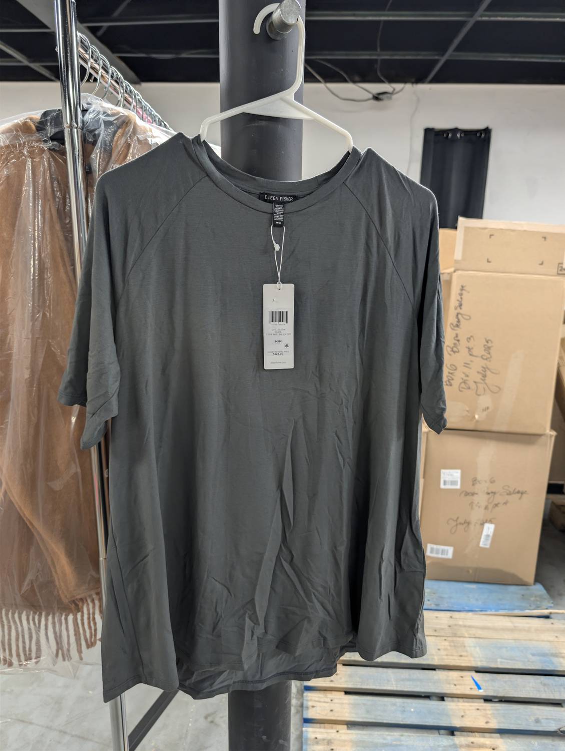 Eileen Fisher - WOMEN'S CREW NECK ELBOW SLEEVE TOP