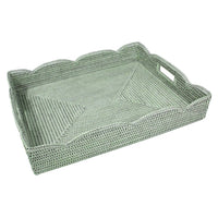 Caspari - Rectangle Rattan Tray