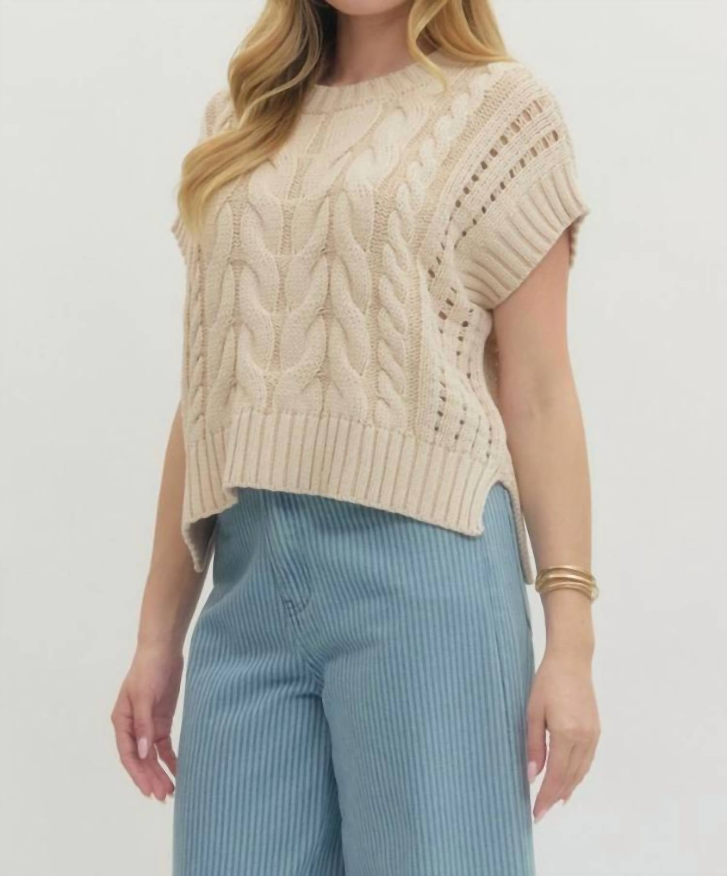 Entro - Sweater Vest Top