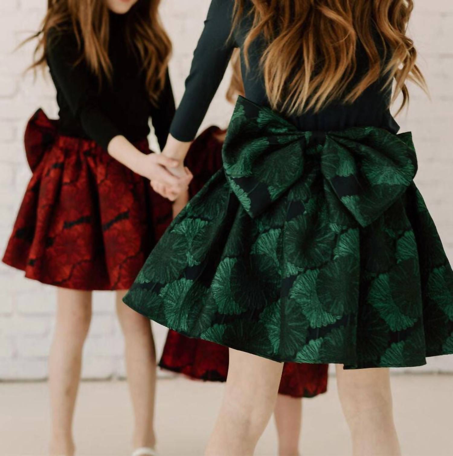 Petite Hailey - Girl's Jacquard Balloon Skirt