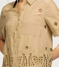 Current Air - Eyelet Mini Dress