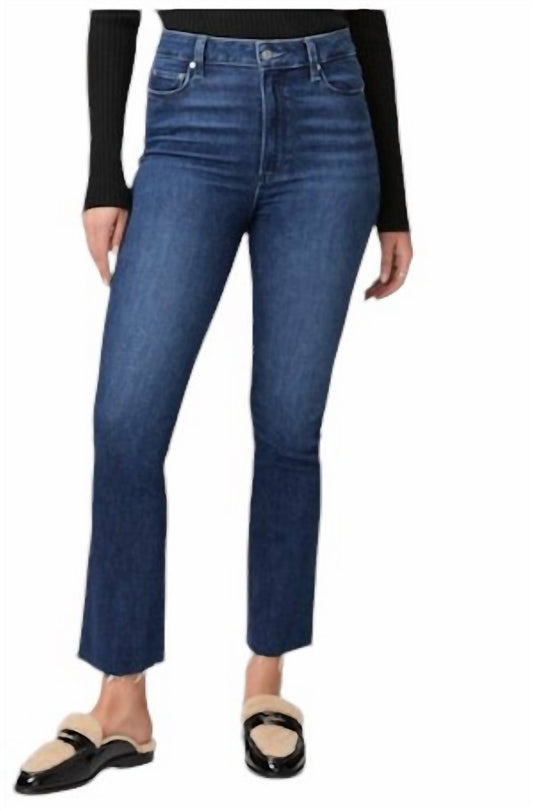 Paige - Claudine Maternity with Raw Hem Jeans