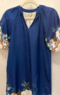 Polagram - Women's Floral Border Print Dress