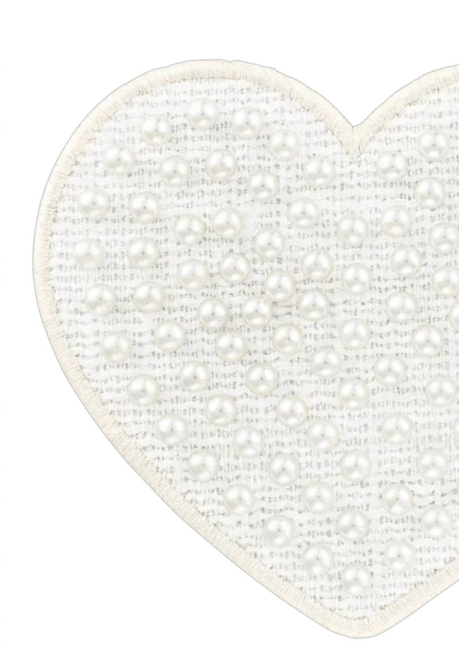 Stoney Clover Lane - Jumbo Pearl Heart Patch