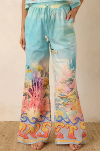 Paradisa - Gulf Coast Reef Print Pants