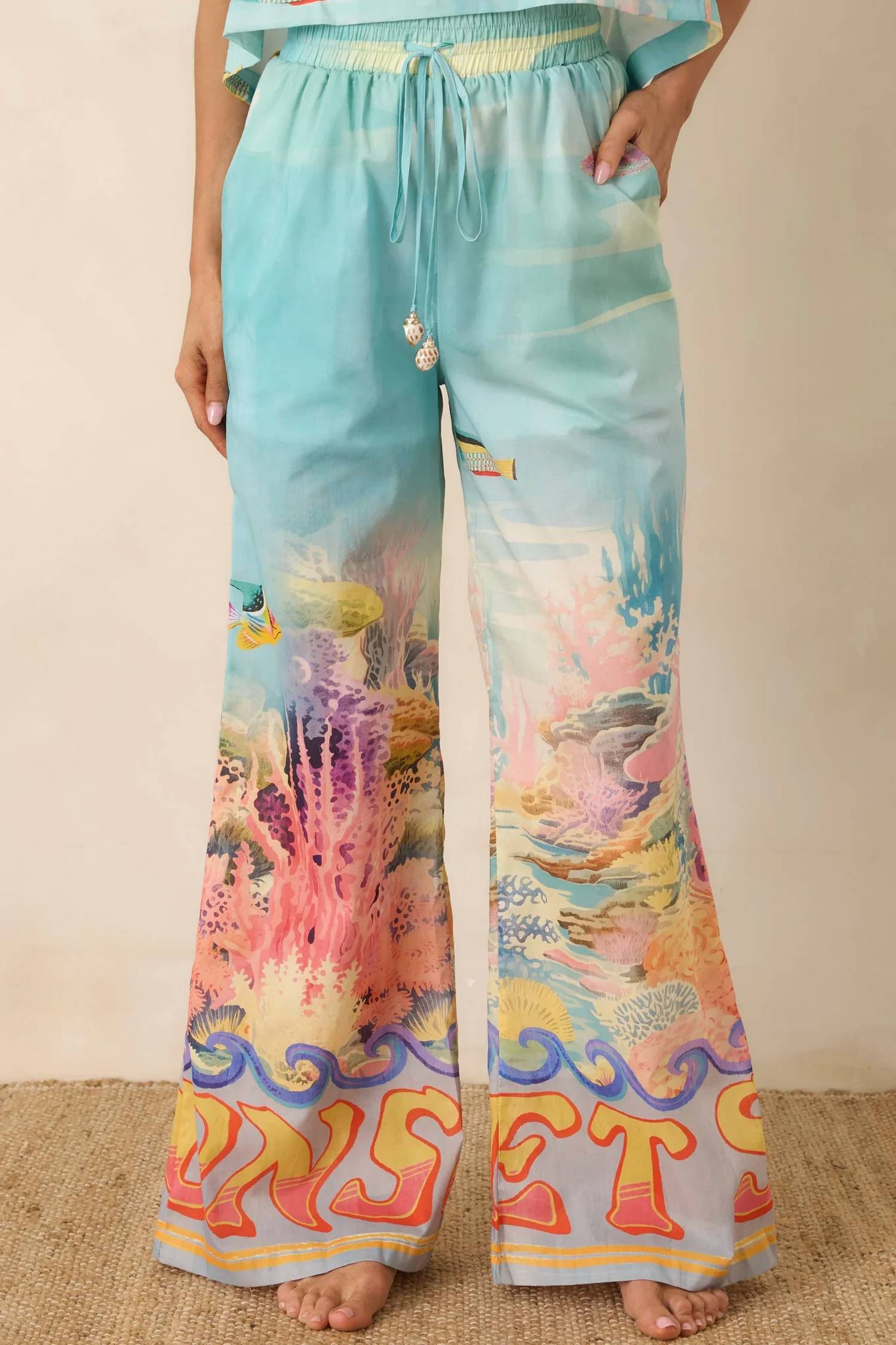 Paradisa - Gulf Coast Reef Print Pants
