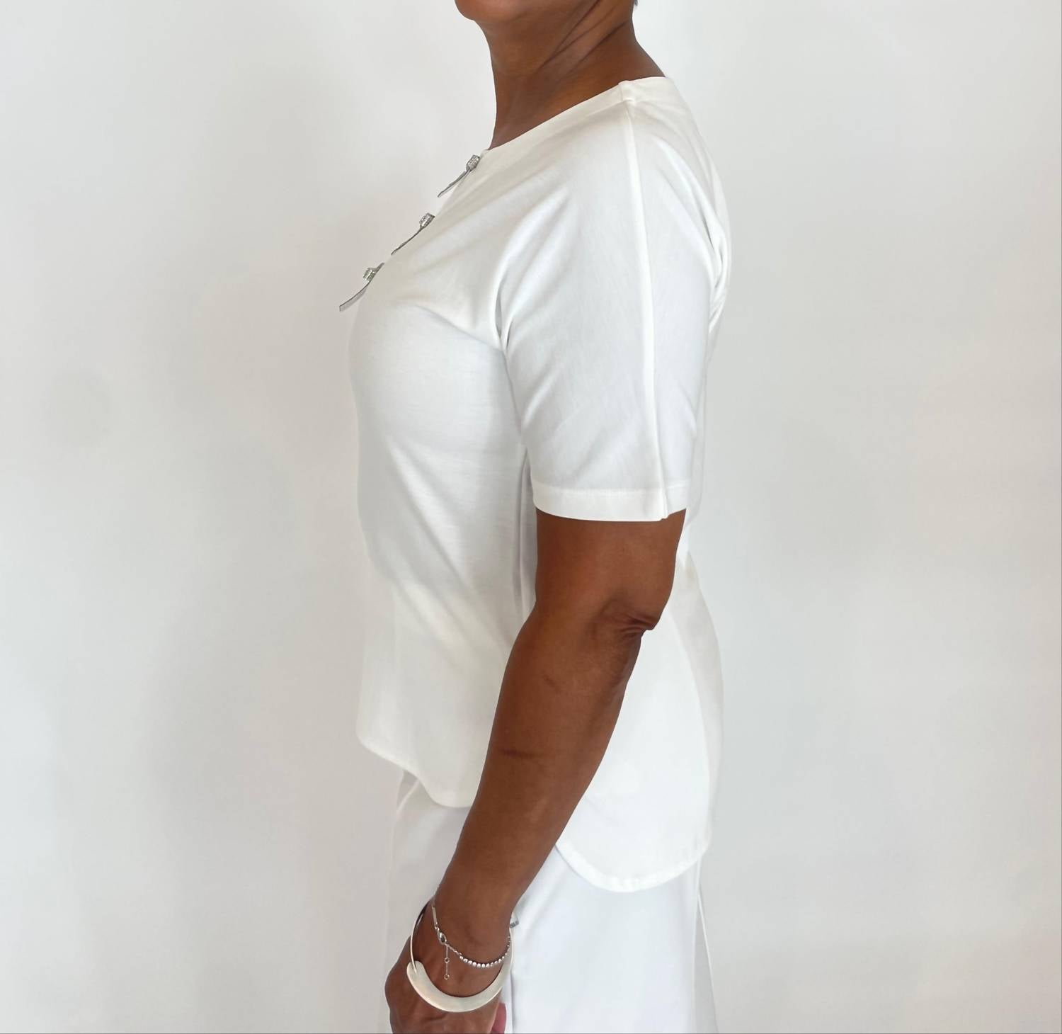 Leo Ugo - Ines Bow Crystal Tee