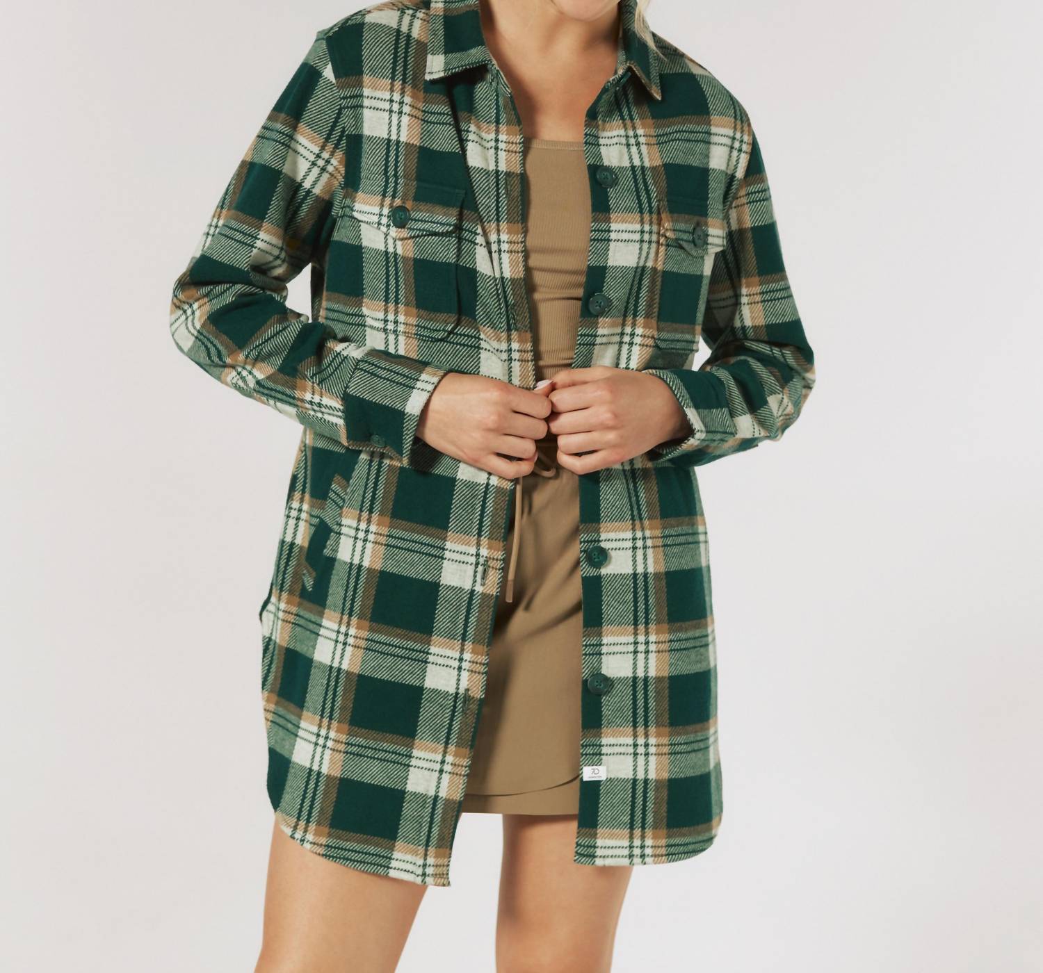7Diamonds - Generation Plaid Soft Knit Shacket