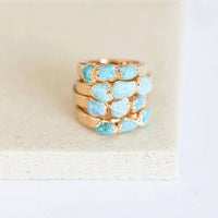 Dani Barbe - Turquoise Stacking Ring