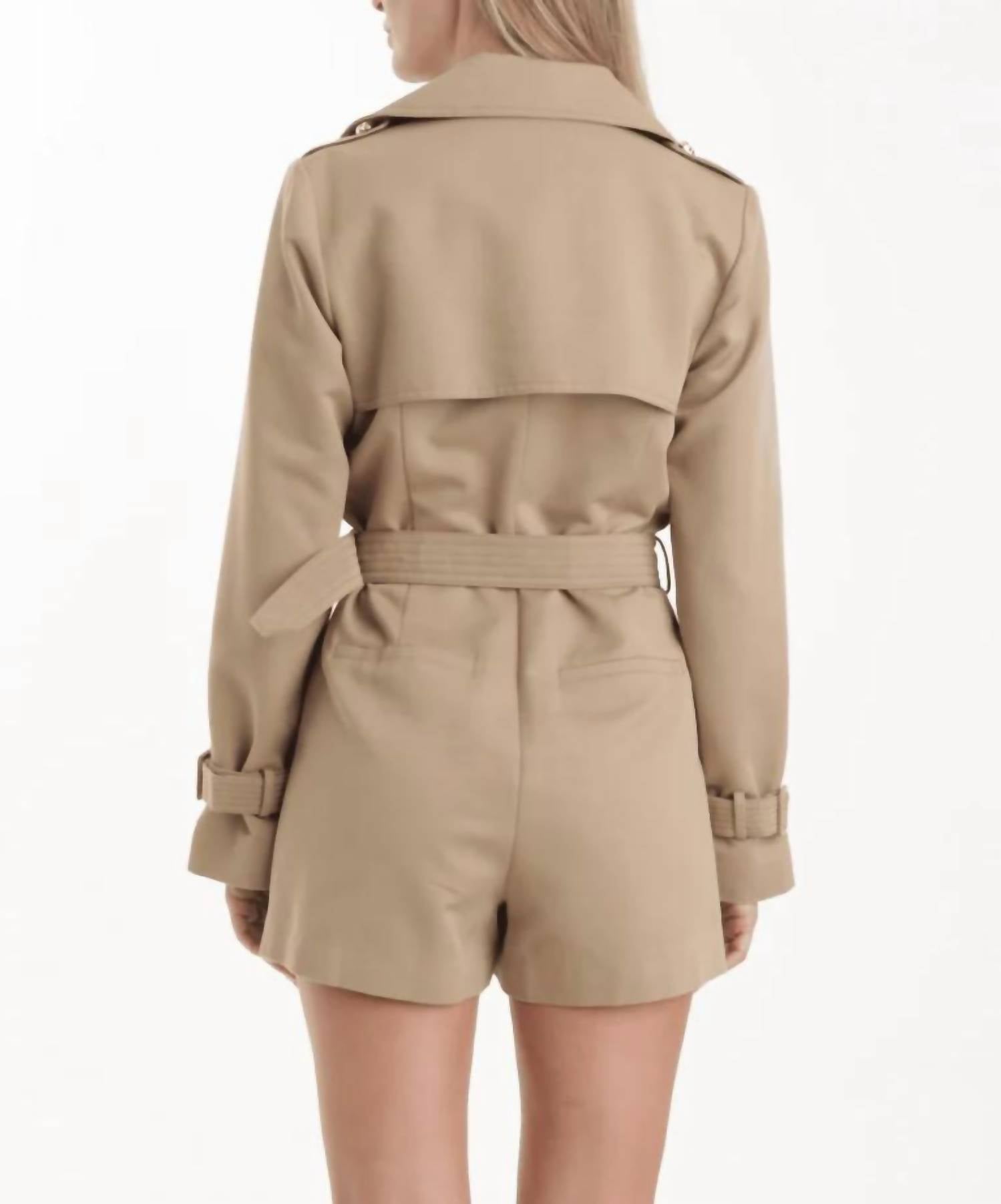 Karina Grimaldi - Nina Trench Romper