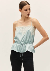 Elodie The Label - Diora Lace Detail Top