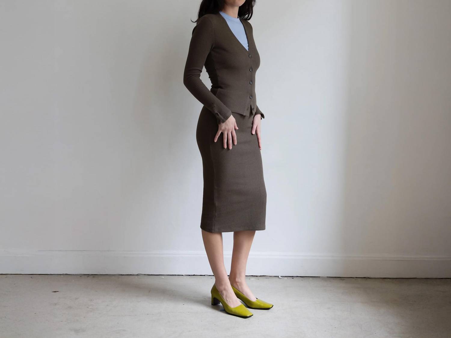 Pari Desai - Cassatt Ribbed Knit Cardigan