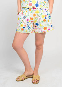 Sister Mary - Flores Scallop Hem Shorts