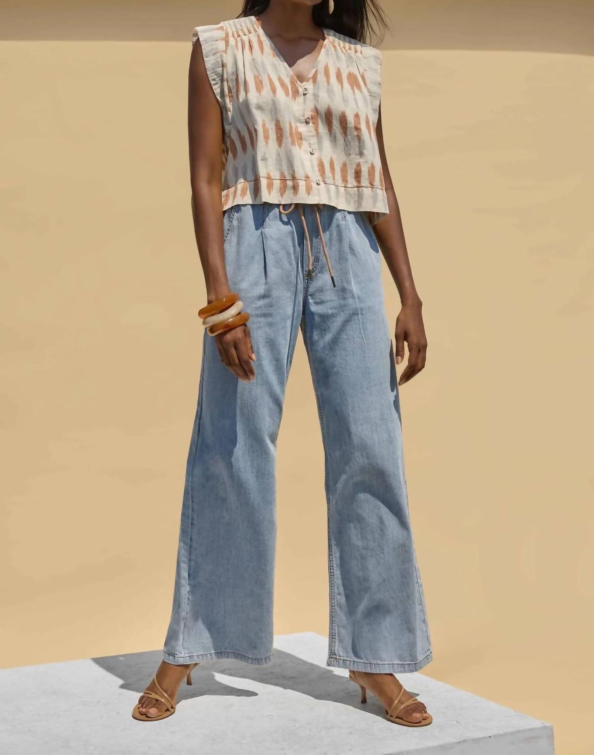 Lilla P - Cotton Denim Pant