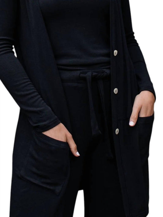 Yala - Leslie Long Sleeve Oversize Bamboo Cardigan