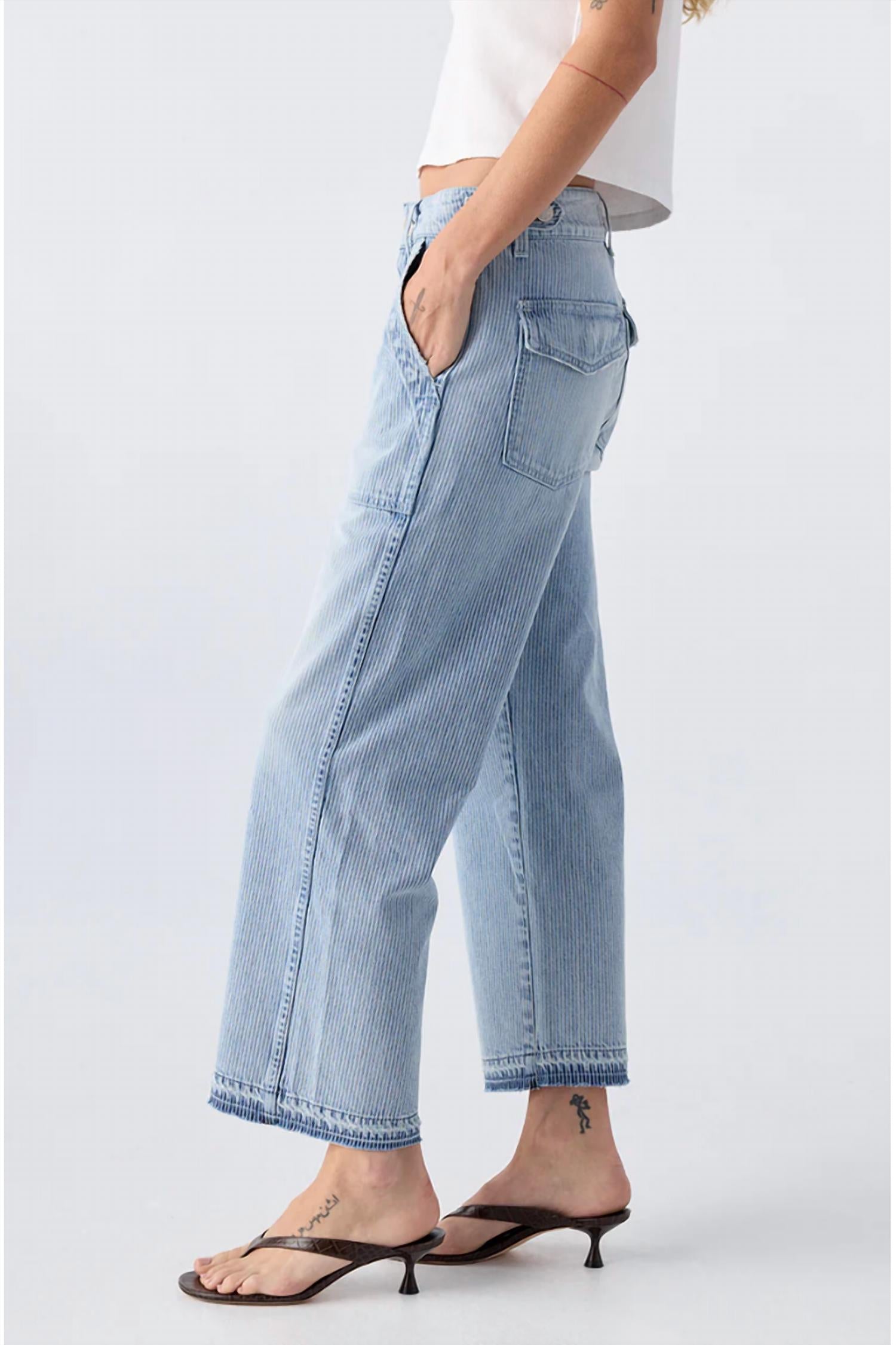 Amo - Easy Army Slouch Crop Jean