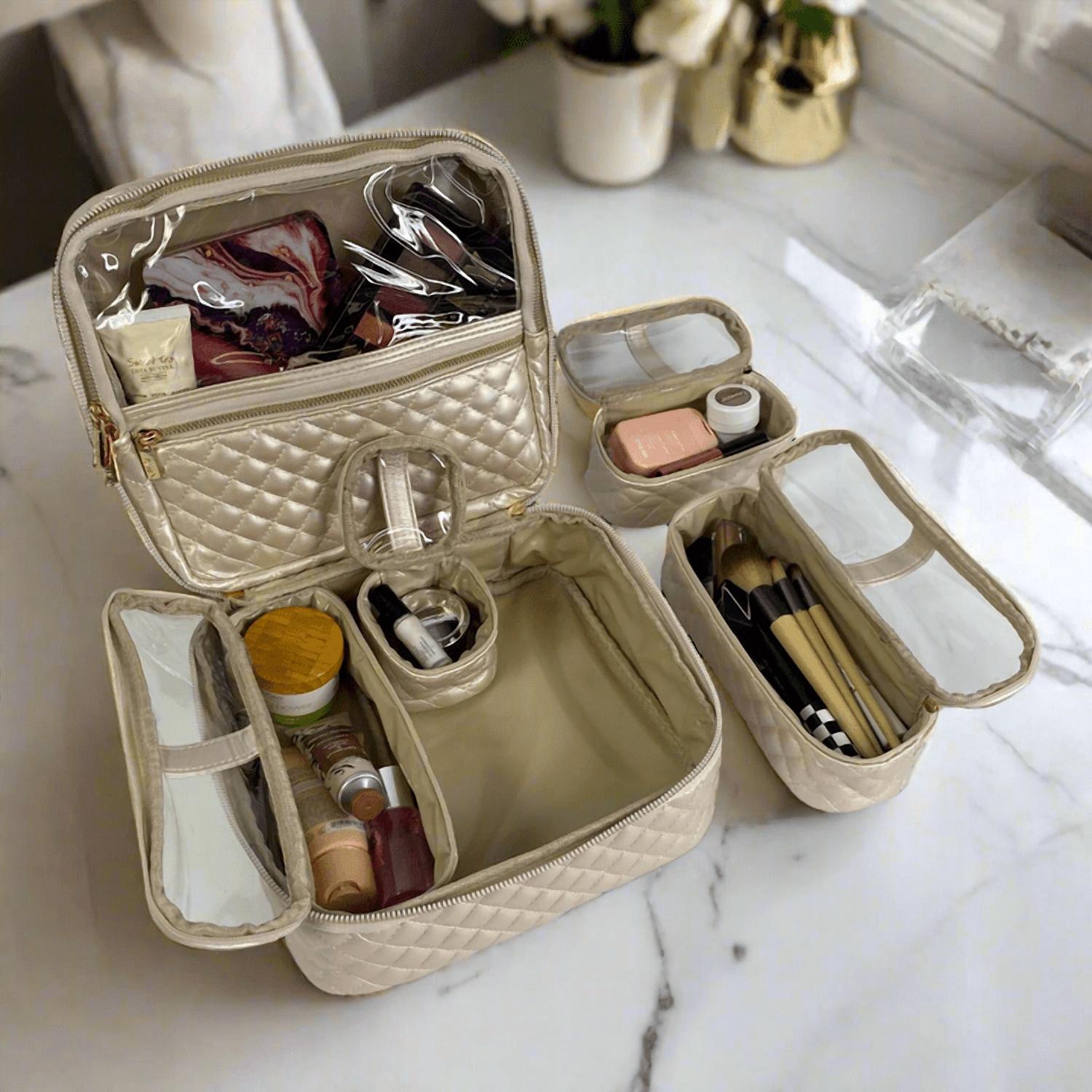 PurseN Women's Mini Diva Cosmetic Case in nude - women's bag - view 4