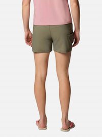 Columbia leslie falls short in green - women's shorts - detail view