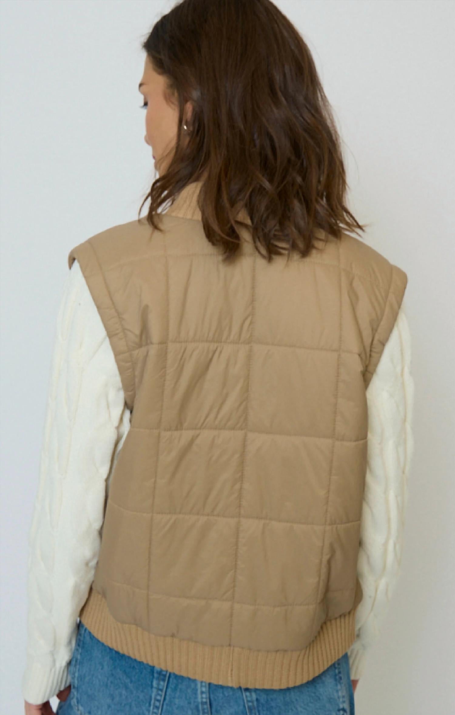 Central Park West - Brady Quilted Mixed Media Jacket