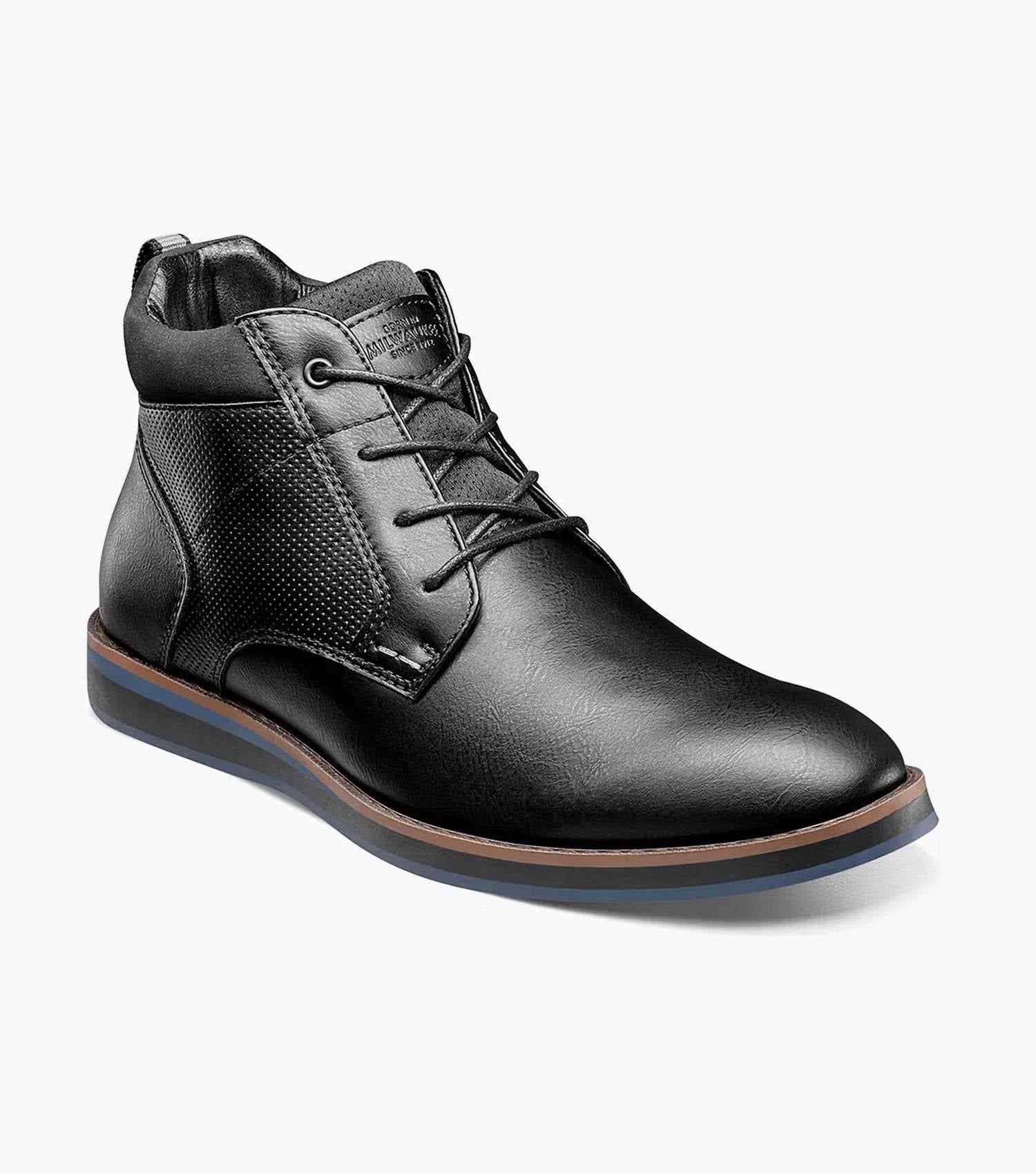 Nunn Bush - Men's Circuit Plain Toe Chukka Shoes