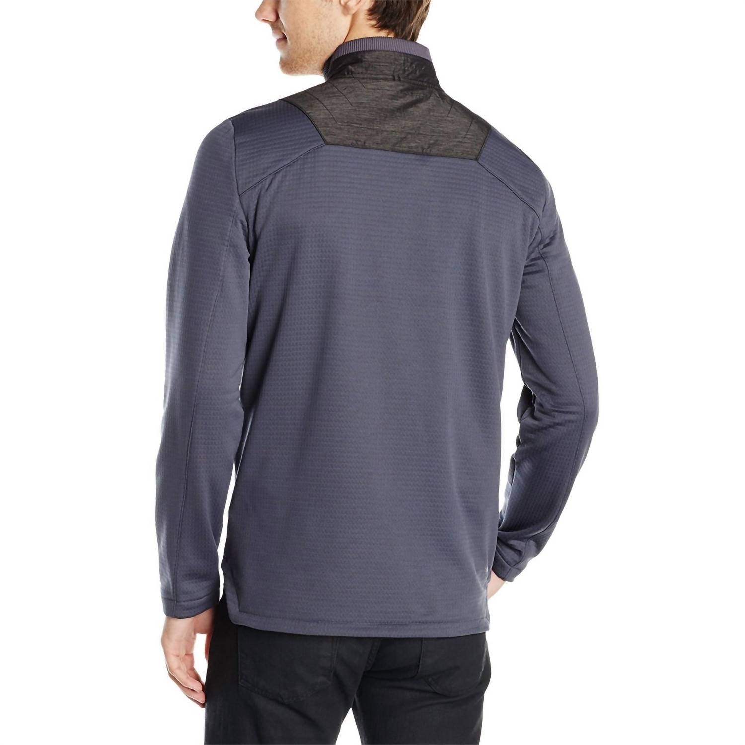 Calvin Klein - Men's Quilted Quarter Zip Sweater