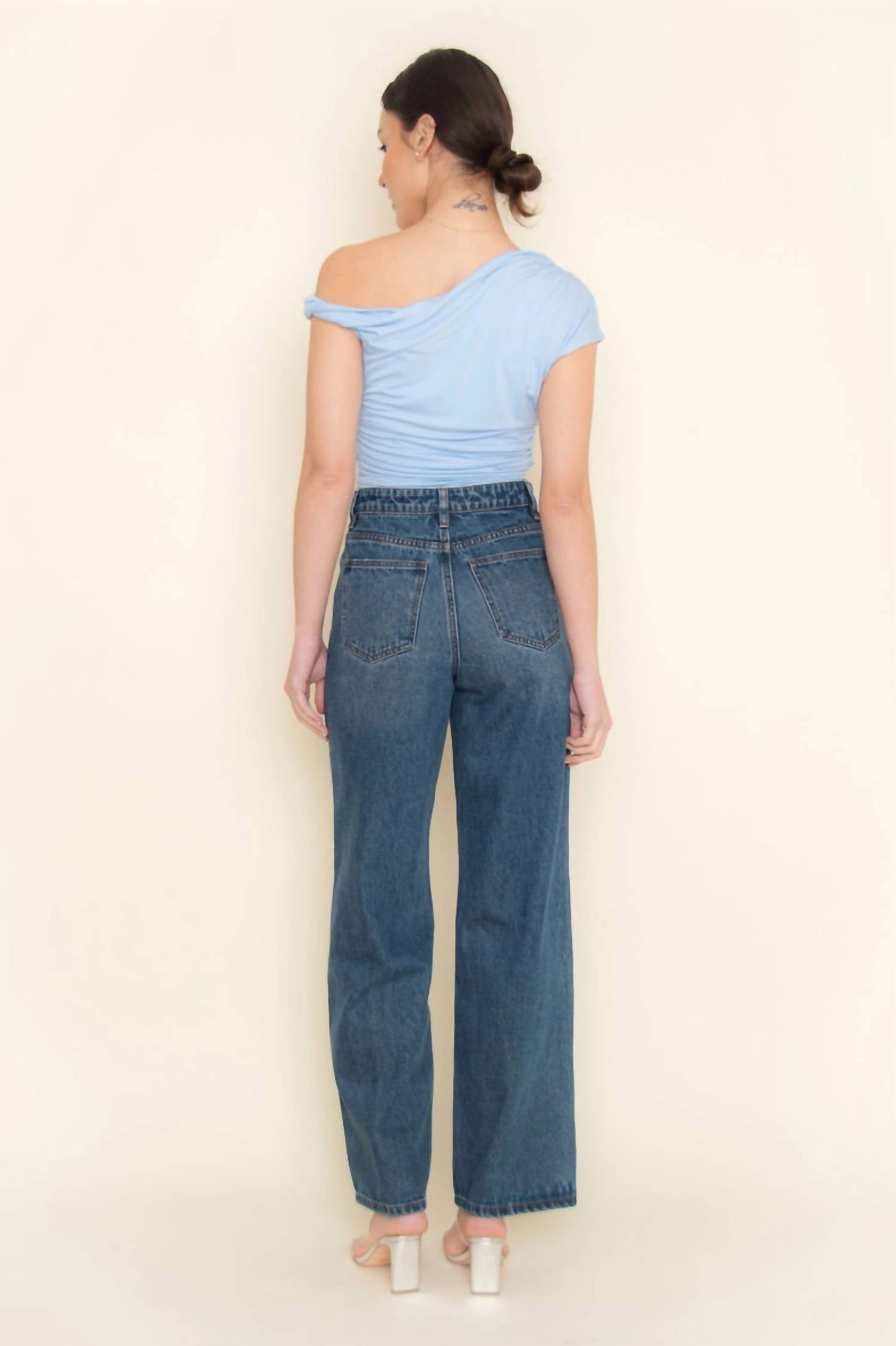Fore - Callista High Waist Wide Leg Jeans