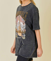 Main Strip - Acid Wash Nashville Graphic Tee