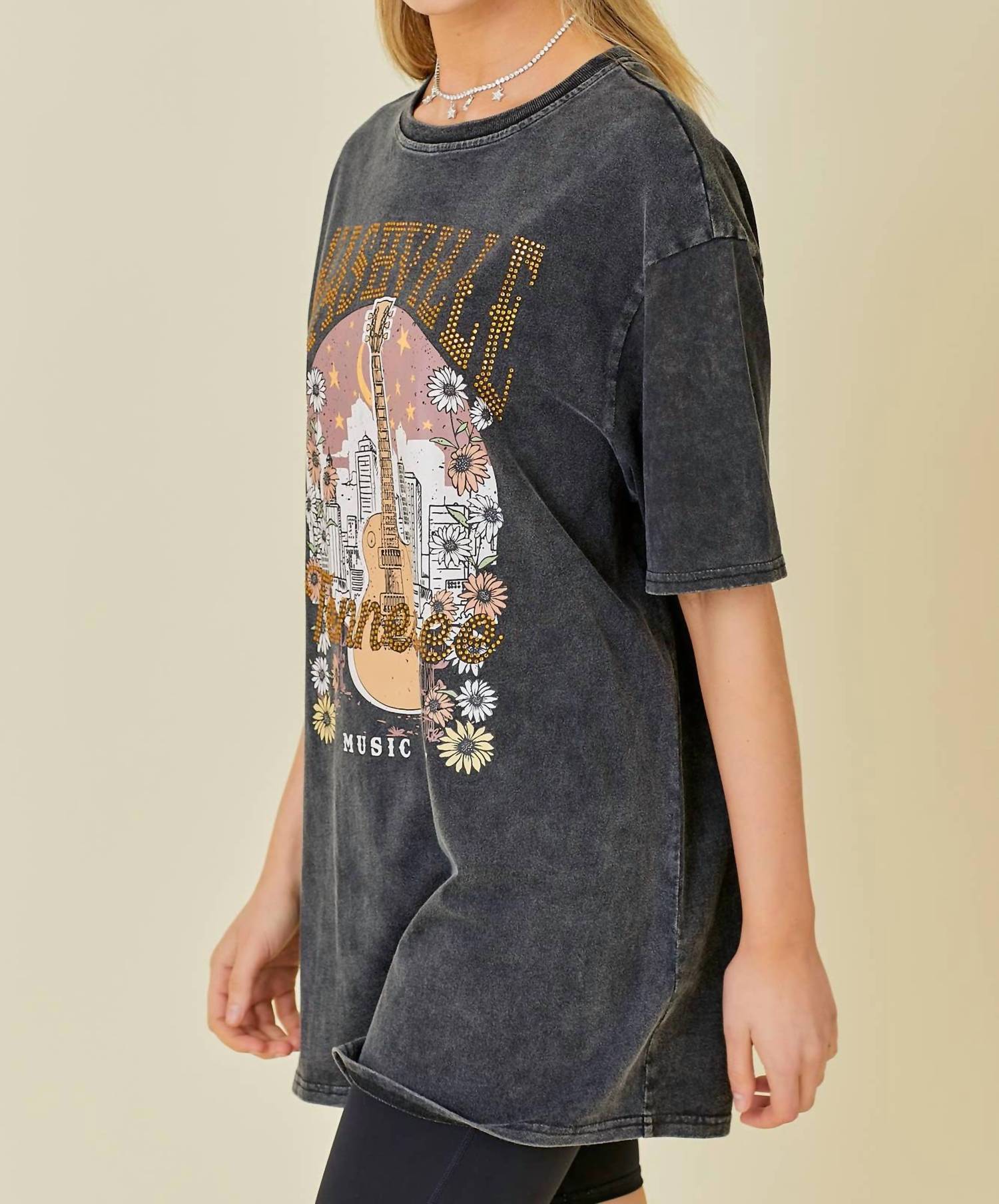 Main Strip - Acid Wash Nashville Graphic Tee