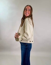 Elan - Lightweight Cropped Utility Jacket