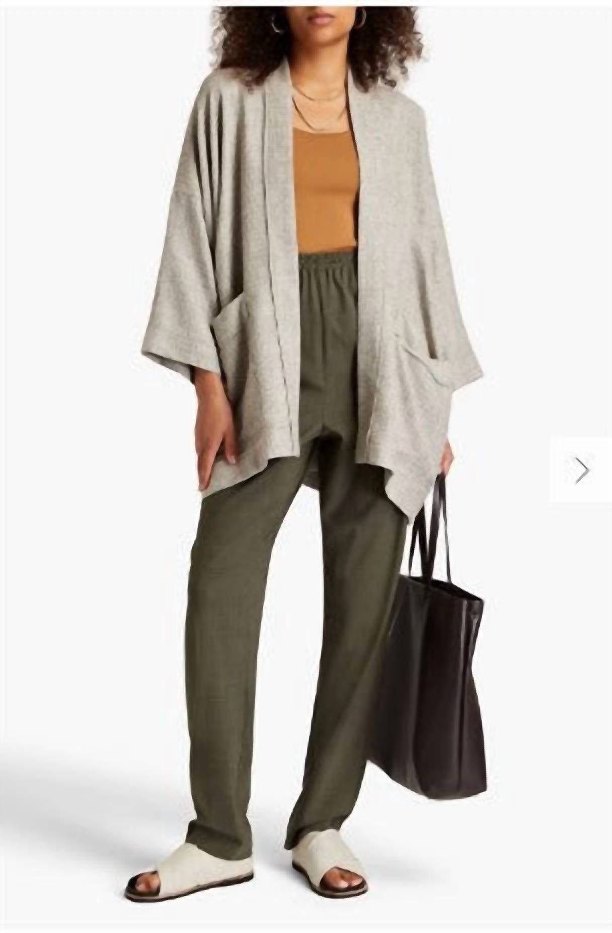Eskandar - Slub Alpaca-Blend Kimono