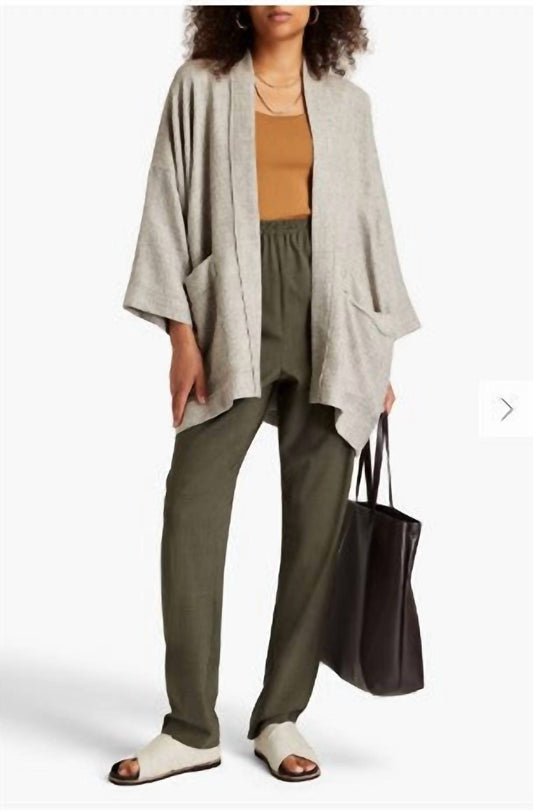 Eskandar - Slub Alpaca-Blend Kimono