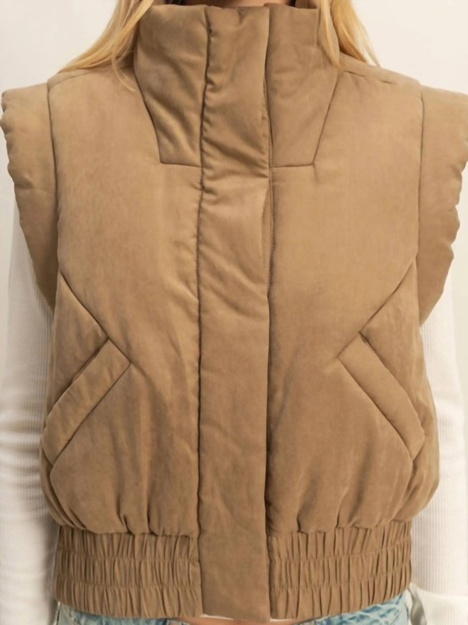 Hyfve - Structured Cropped Puffer Vest