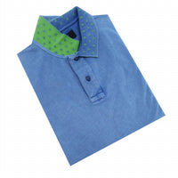 Eight X - Jacquard Polo With Double Sided Print Collar