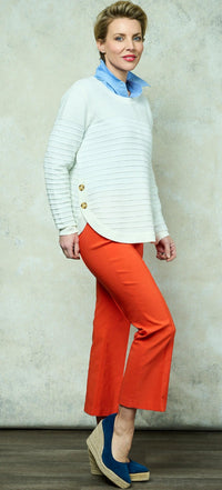 Robell - Slim Fit Bell Bottom Jean