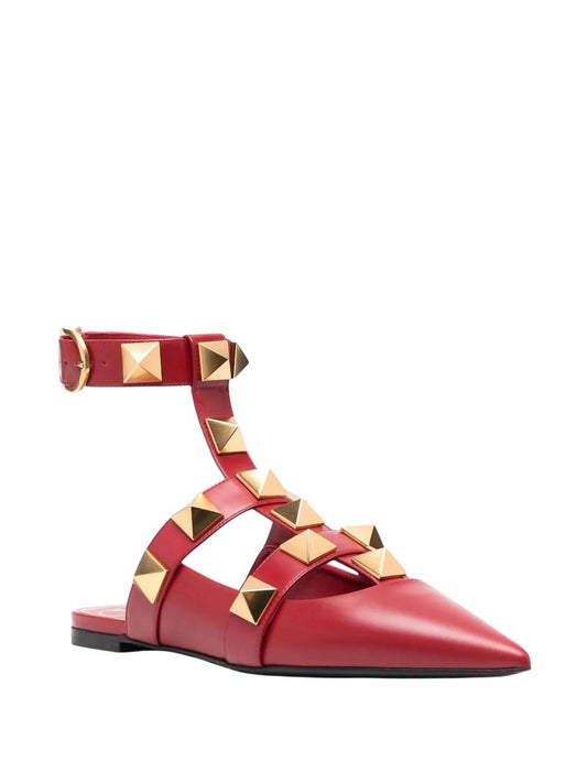 Valentino - Women's Roman Stud Ballet Flats