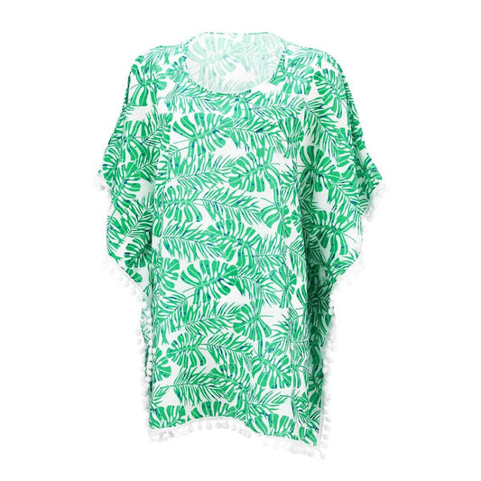 Viv & Lou - Frond Of Mine Tropical Pom Pom Cover Up