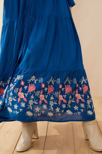 Bohera - Drop Waist Embroidered Dress