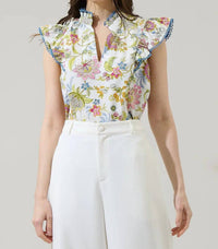 Sugarlips - Pany Floral Rayen Rude Top