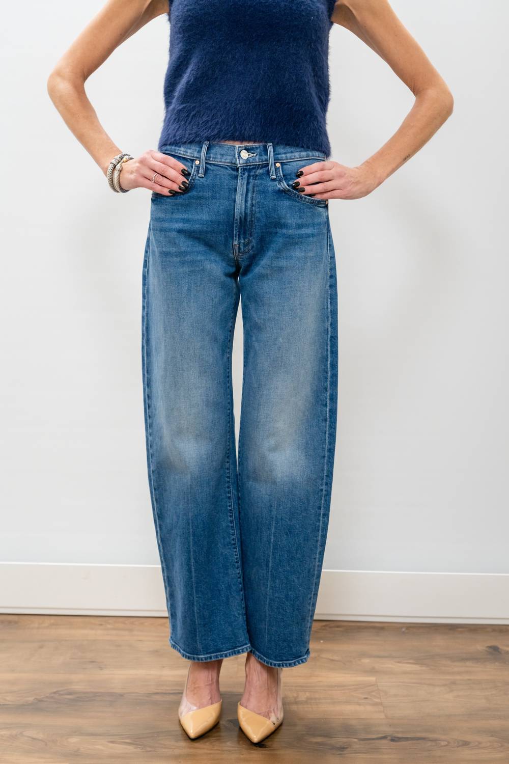 Mother - Mid Rise Lasso Sneak Tgs Jeans