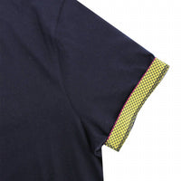 Eight X - Double Sided Grid Print Collar Polo