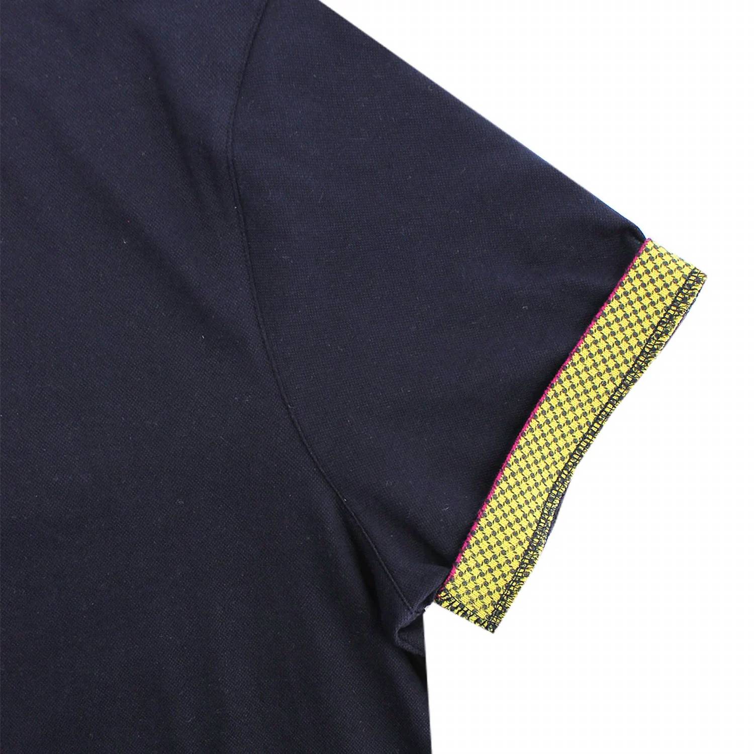 Eight X - Double Sided Grid Print Collar Polo